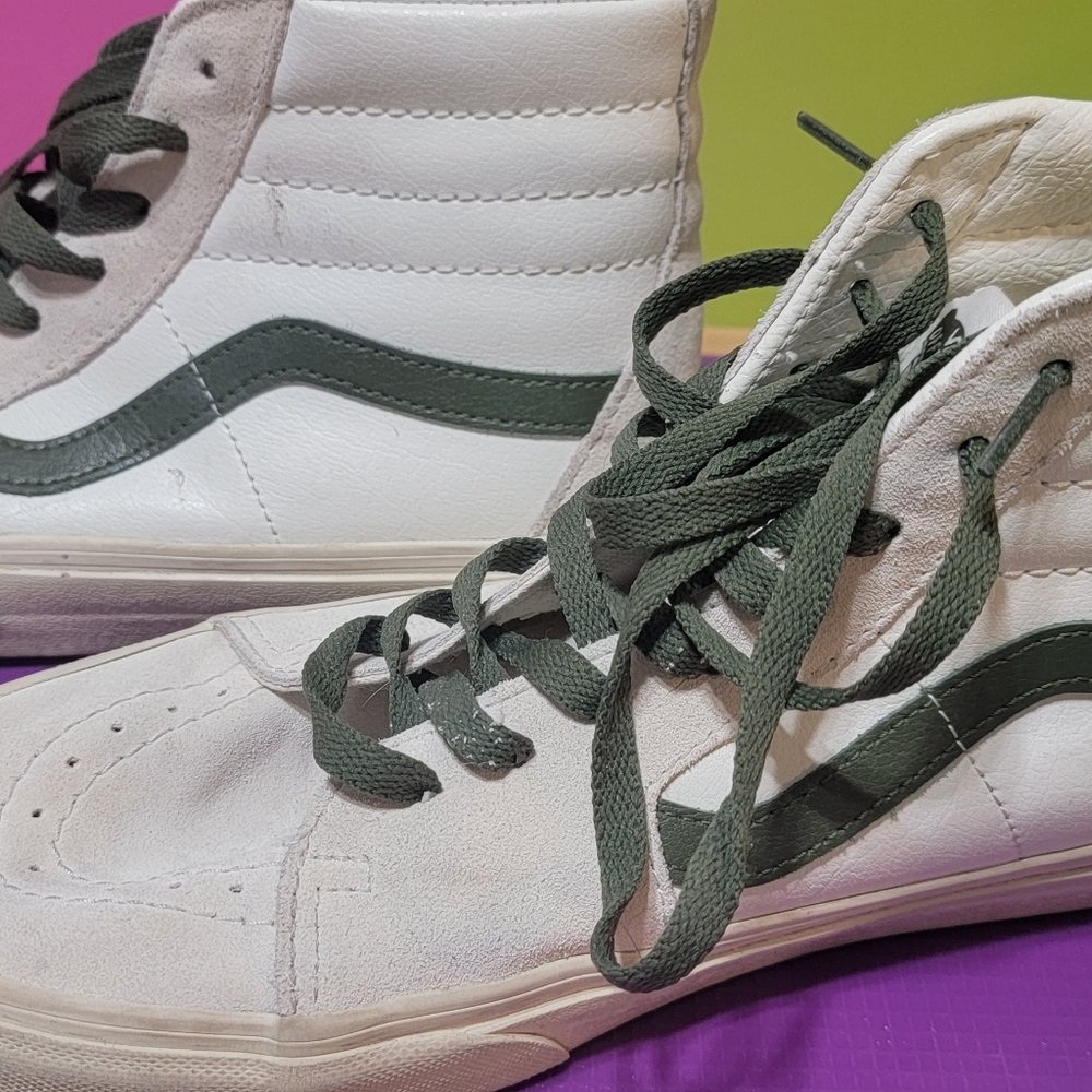 Men's Vans Sk8-Hi 'Vintage Pop Marshmallow Turtledove and Black/Black and white